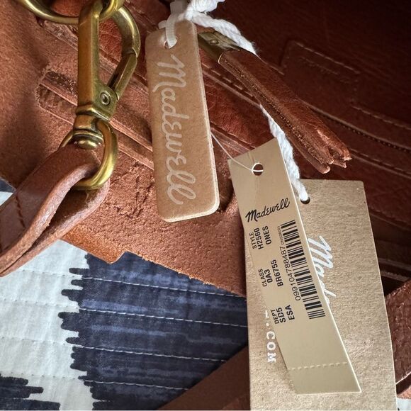 Madewell Transport Mini Bucket Bag – English Saddle Leather – NWT - Picture 4 of 9
